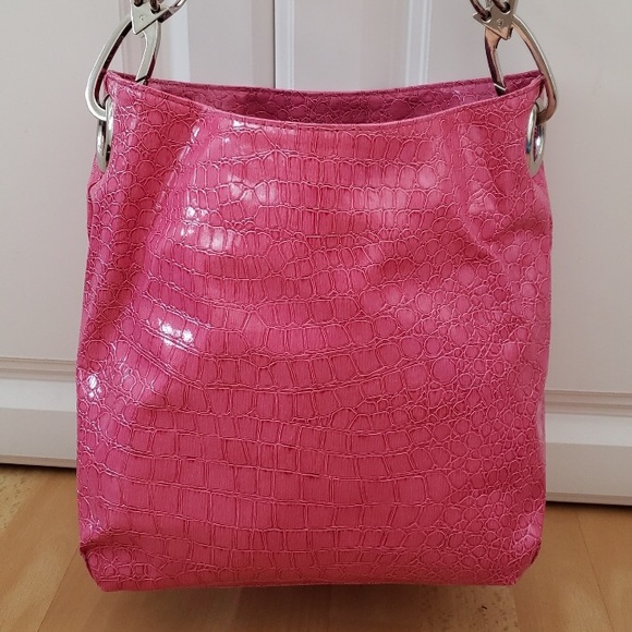 Braciano Alligator Print Shoulder Bag - Picture 1 of 7